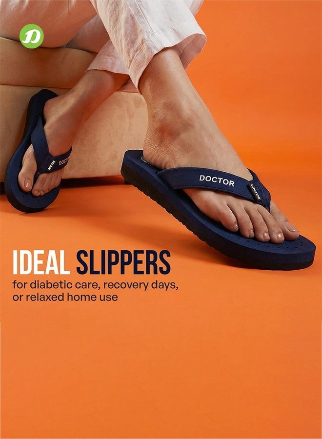 DOCTOR EXTRA SOFT Comfort Flip Flops for Women | Soft Cushion Comfortable Daily Wear Anti Slip Lightweight Slippers | Doctor Extra Soft D-16 - Image 4